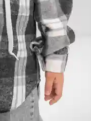 Черный рубашка унисекс, с капюшоном