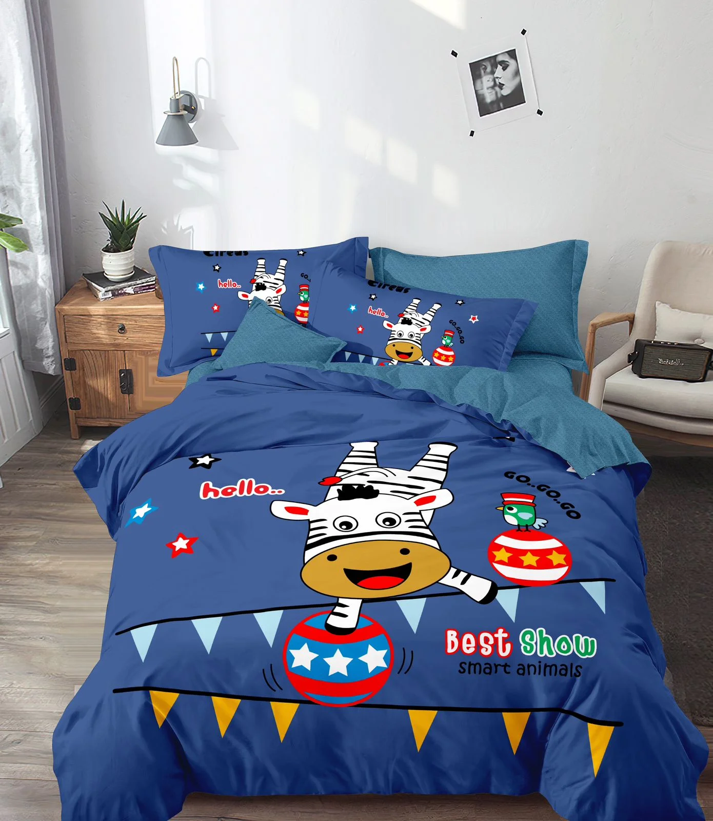Boris kids Детское постельное белье 1,5 сп, 50 х 70, хлопок 100%