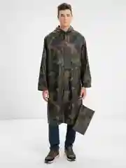 Тёмно-зелёный дождевик, костюм-дождевик, дождевик для рыбалки, камуфляж