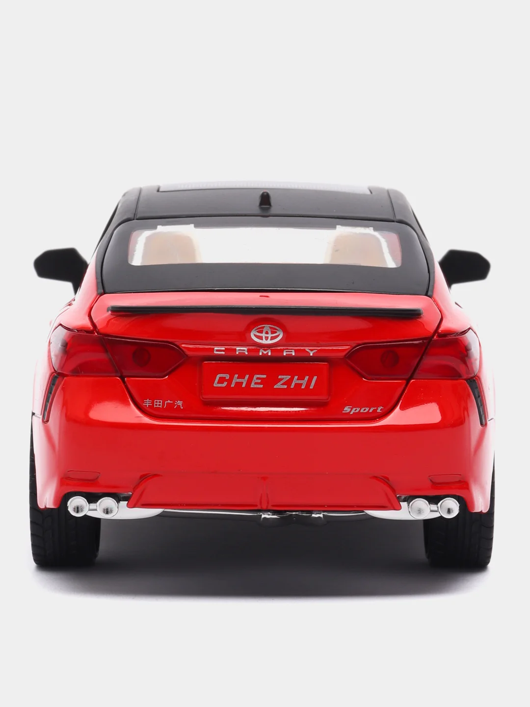 Красный металлическая машинка Che Zhi 1:24 Toyota Camry Sport CZ130A, инерционная, свет, звук