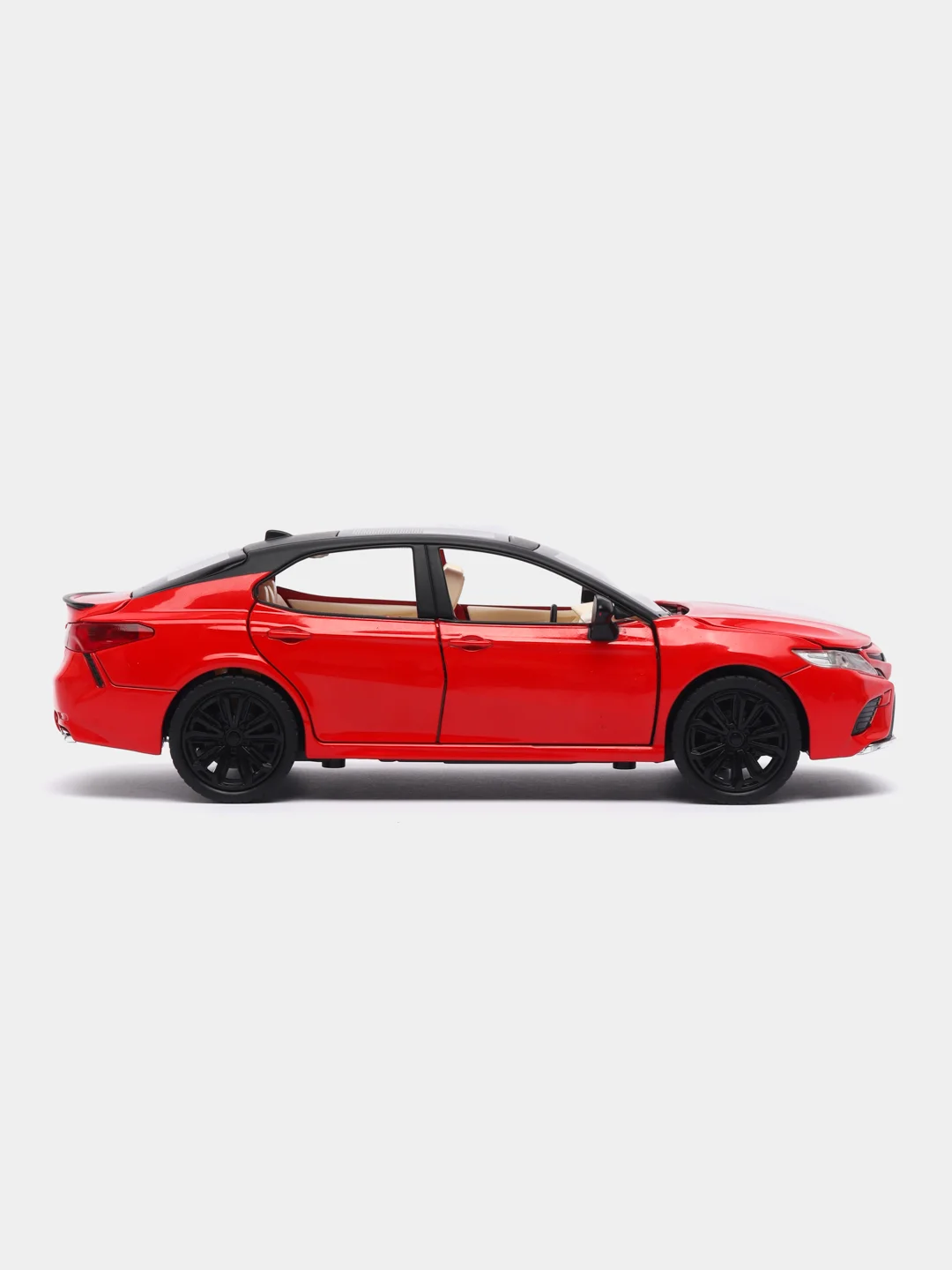 Красный металлическая машинка Che Zhi 1:24 Toyota Camry Sport CZ130A, инерционная, свет, звук