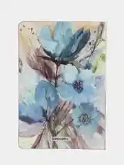 Блокнот А5 143x210 BRAUBERG VISTA Delicate flowers, под кожу, гибкий 80л, 112077