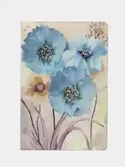 Блокнот А5 143x210 BRAUBERG VISTA Delicate flowers, под кожу, гибкий 80л, 112077