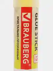 Клей-карандаш канцелярский для бумаги и картона, 15 г, BRAUBERG, 4 штуки, 271709