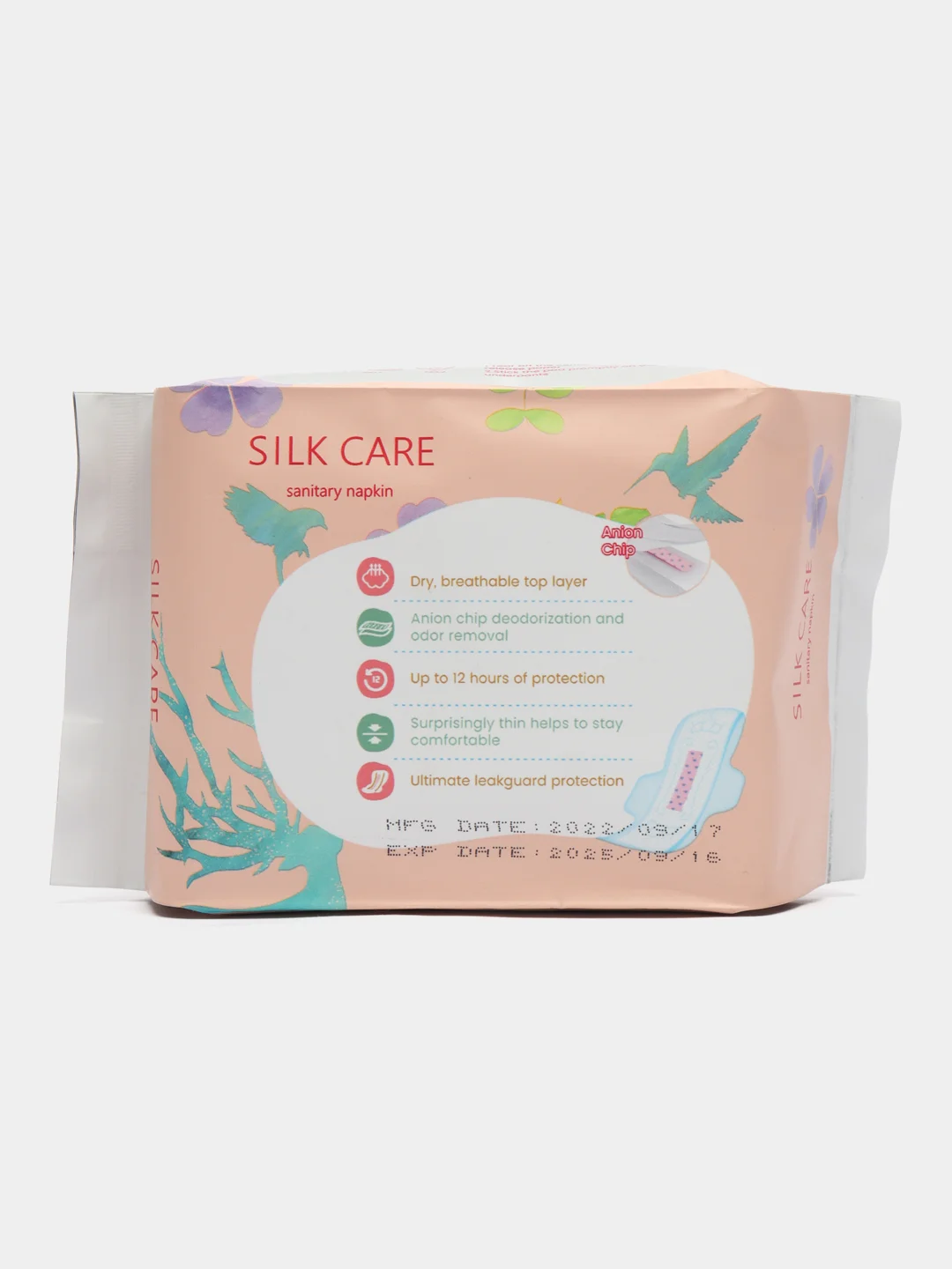 Прокладки ежедневные Inseense Silk Care, 10 штук, 180 мм