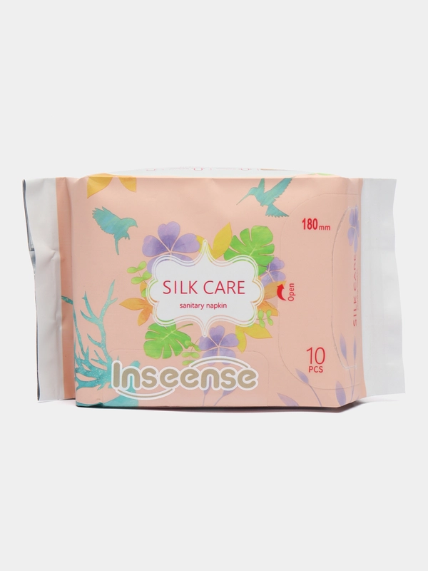 Прокладки ежедневные Inseense Silk Care, 10 штук, 180 мм