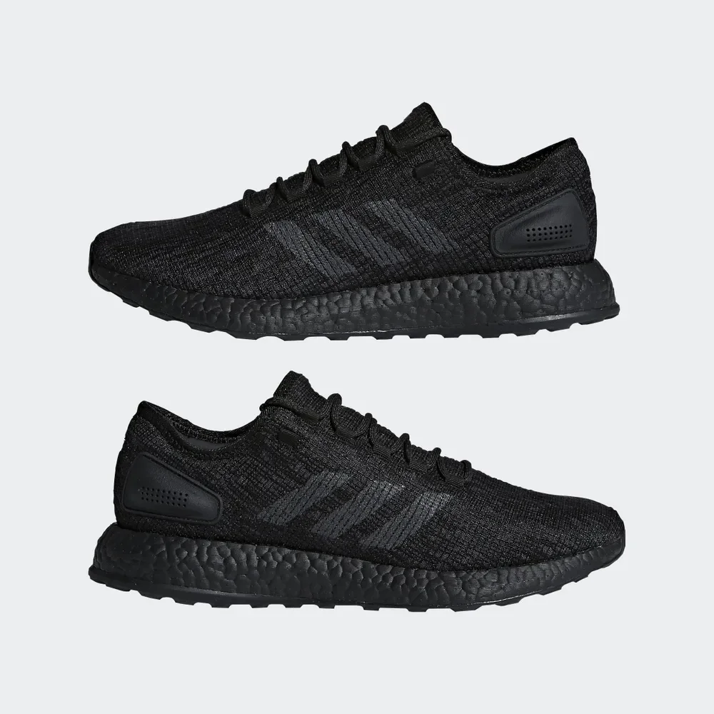 Черный кроссовки мужские Adidas Pureboost 2017 CM8304