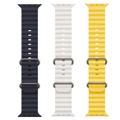 Ремешок для часов Apple Watch 42, 44, 45, 49 мм, Ocean band, ULTRA, силикон