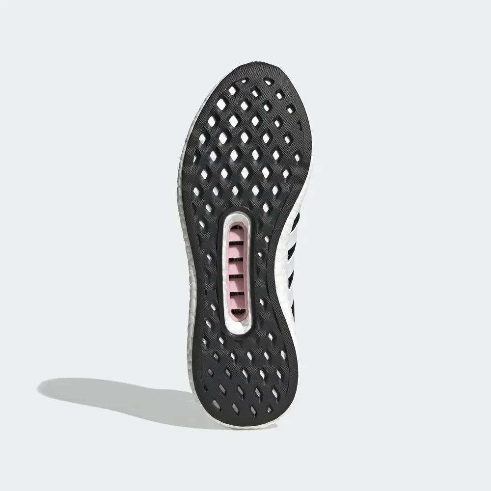 Черный кроссовки женские Adidas CC Rocket Boost "Black White Pink" (WMNS) GY0485