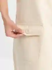Бежевый сарафан женский