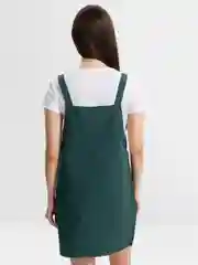 Зеленый сарафан женский