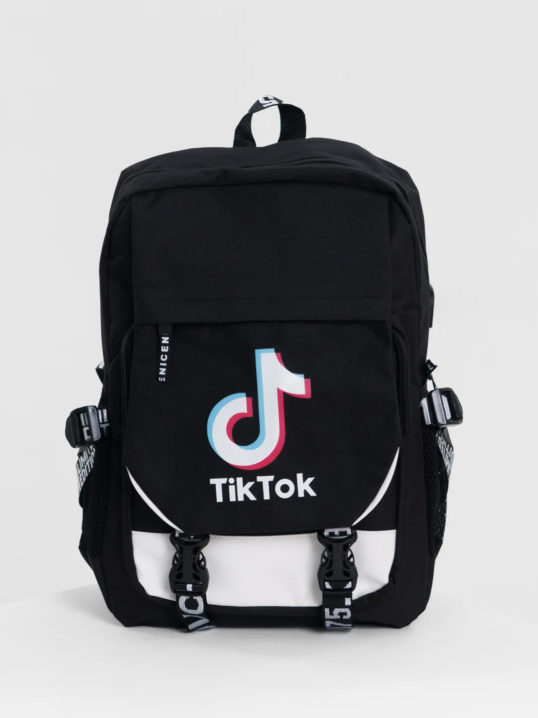 Рюкзак Tik Tok с USB-зарядкой детский, женский, мужской, для школы