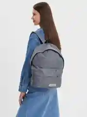 Красный городской холщовый рюкзак портфель мужской женский детский для школьников