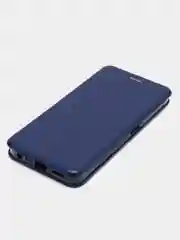 Серебряный чехол-книжка для Infinix Hot 30 Play / Инфиникс Хот 30 Плей