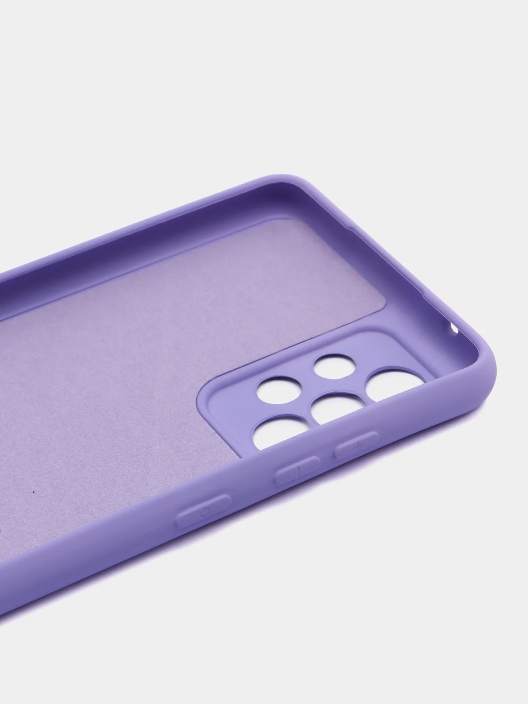 Аметистовый чехол Samsung Galaxy A52 / A52s, Галакси А52, силиконовый Silicone Cover с закрытым низом