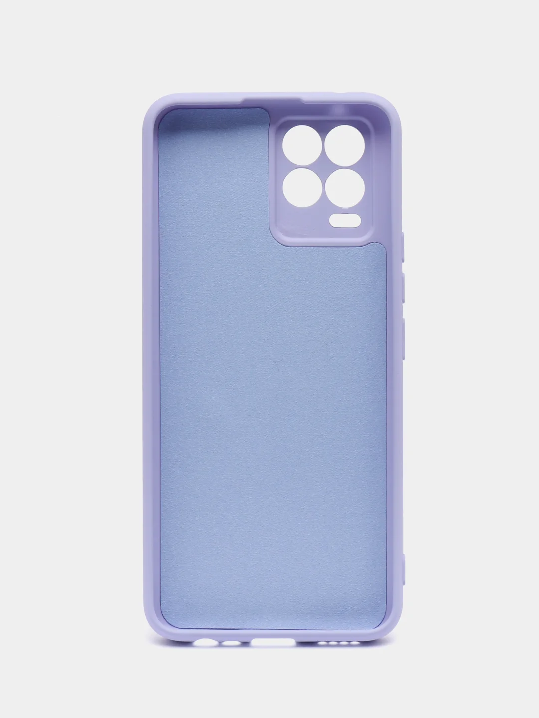 Лавандовый чехол Silicone Cover для Realme 8/8 Pro (Реалми 8/8 про), силиконовый