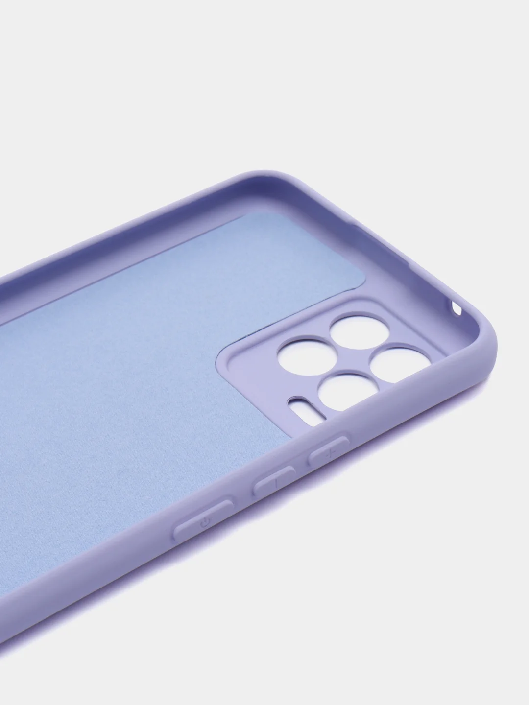 Лавандовый чехол Silicone Cover для Realme 8/8 Pro (Реалми 8/8 про), силиконовый