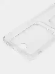 Марсала чехол противоударный Tecno Spark 10 Pro, Спарк 10 Про, прозрачный, с карманом для карты