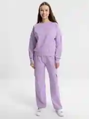 Лавандовый костюм женский спортивный