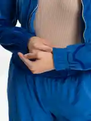 Синий женский спортивный костюм, велюровый