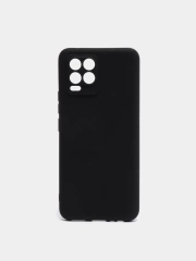 Чехол Realme 8 / Realme 8 Pro Реалми 8 Про черный силиконовый матовый