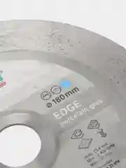 Диск алмазный Edge, сплошной, 7D, 180 x 1,4 x 25 x 25,4 мм