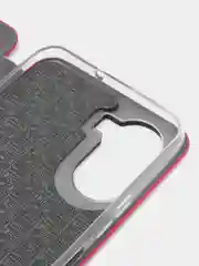 Красный чехол книжка Vivo Y16
