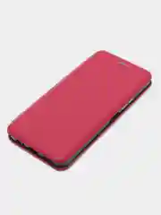 Красный чехол книжка Vivo Y16