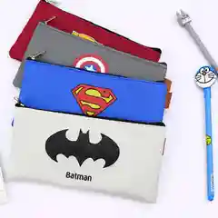 Белый пенал с супергероями "Marvel"