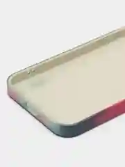 Силиконовый чехол c бордовым акварельным принтом на Iphone XR/11/12/12pro