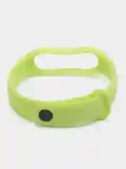 Пудровый силиконовый ремешок Xiaomi Mi Band 5, 6, 7, гипоаллергенный