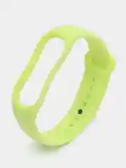 Пудровый силиконовый ремешок Xiaomi Mi Band 5, 6, 7, гипоаллергенный