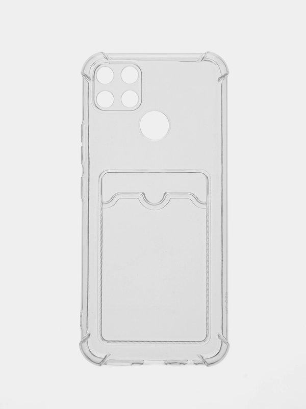 Чехол для Realme C25, С30, С31, С11, С21, с визитницей, антишок углами