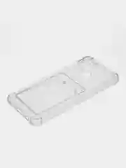Белый чехол для Realme C25, С30, С31, С11, С21, с визитницей, антишок углами