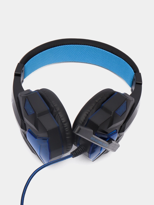 Наушники игровые SY830MV с подсветкой и микрофоном