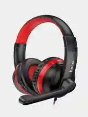 Красный наушники игровые HOCO W103, со всенаправленным микрофоном
