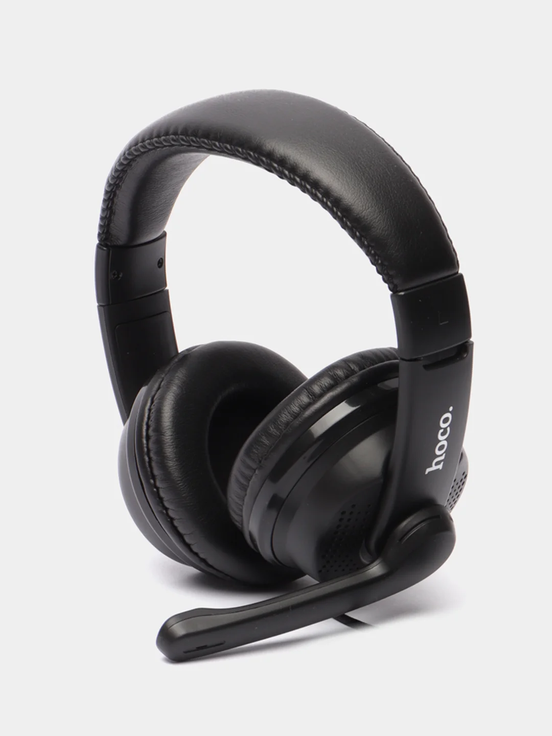 Черный наушники игровые HOCO W103, со всенаправленным микрофоном