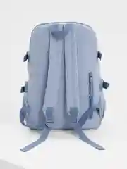 Белый городской рюкзак портфель с принтом женский детский школьный