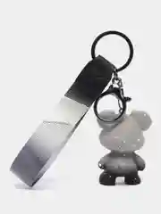 Розовый брелок для ключей Bearbrick "Мишка"