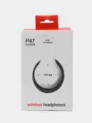 Белый беспроводные Bluetooth наушники P47 Wireless