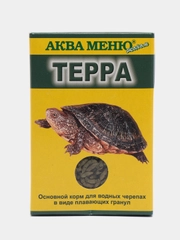 Основной корм для водных черепах в виде плавающих гранул Терра, 15 г