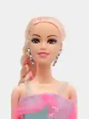 Серый металлик кукла "Модница"