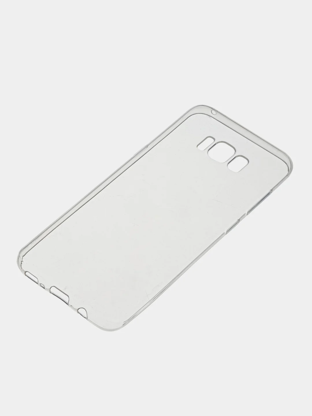 Красный силиконовый чехол на Samsung Galaxy S8 Plus
