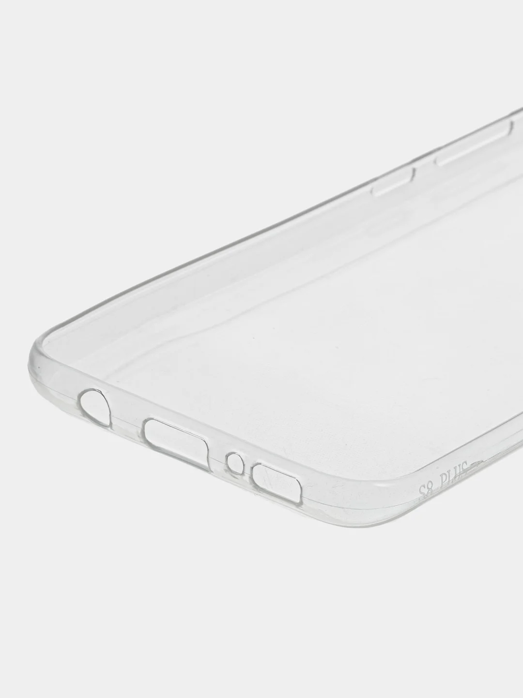 Красный силиконовый чехол на Samsung Galaxy S8 Plus