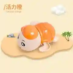 Красный заводная черепаха для ванной/ Детская игрушка для купания