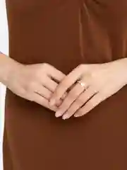 Белый кольцо из бисера, жемчужное