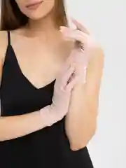 Розовый перчатки женские, кружевные, прозрачные, ажурные, гипюровые
