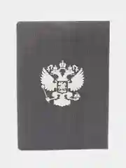 Серый обложка для автодокументов