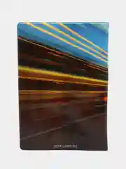 Голубой обложка на паспорт с животными