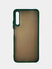 Зеленый чехол противоударный, матовый, для Huawei Y9S